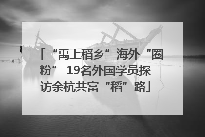 “禹上稻乡”海外“圈粉” 19名外国学员探访余杭共富“稻”路